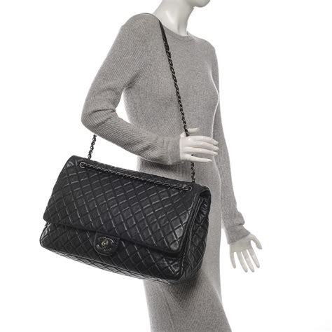 chanel calfskin flap bag price|small black quilted chanel bag.